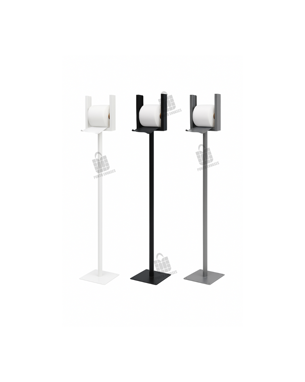 DISPENSADOR PEDESTAL PARA ROLLO BOLSAS PULL&PACK