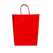 Cargar imagen en el visor de la galería, 100 Bolsas Kraft Grande Alta FUCSIA, ROJA O AZUL 30x12x41
