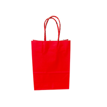 Cargar imagen en el visor de la galería, 100 Bolsas Kraft Mini FUCSIA, ROJA O AZUL 14x8x20
