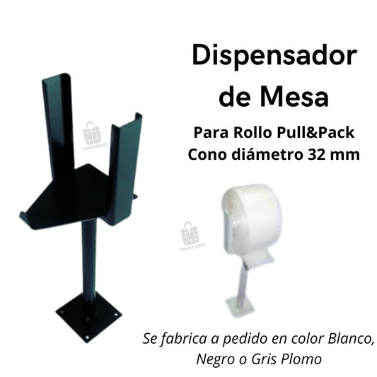DISPENSADOR DE MESA PARA ROLLO BOLSAS PULL&PACK