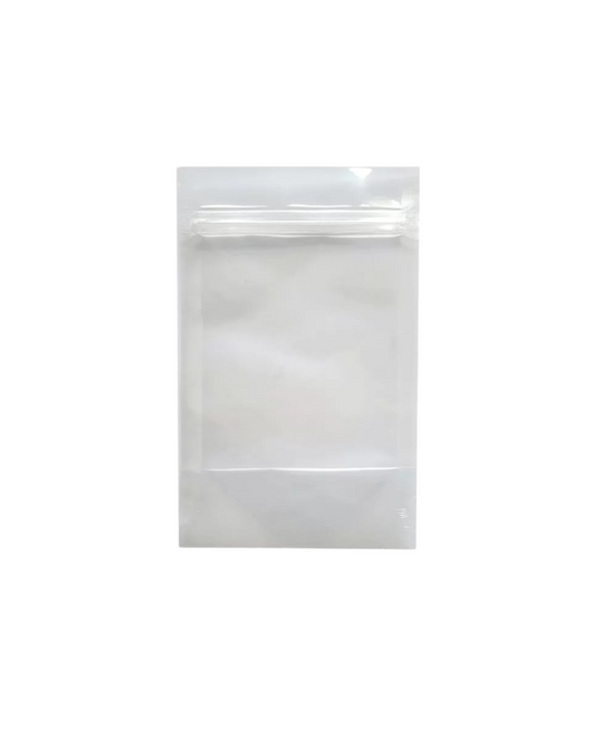 100 Doypack Transparente C/Ventana Chico 12x20 cm