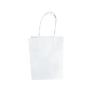 25 Bolsas Kraft Mini Blanca 14x8x20 - PUNTO ENVASES