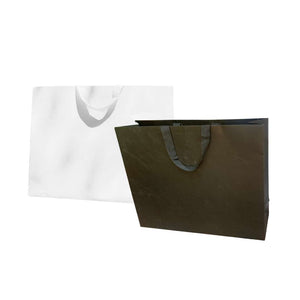 Pack 100 Bolsas Couché 50x40x15 cm Blanca o Negra