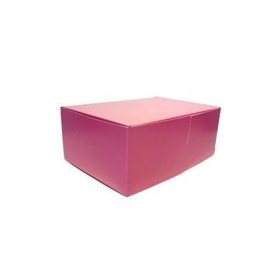 Cajas Rosadas cartulina dúplex 14x20x8 cm - Pack 5 cajas - PUNTO ENVASES