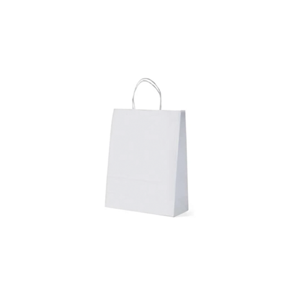 25 Bolsas Kraft XL Blanca 45x15x48 cm - PUNTO ENVASES