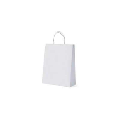 25 Bolsas Kraft XL Blanca 45x15x48 cm - PUNTO ENVASES